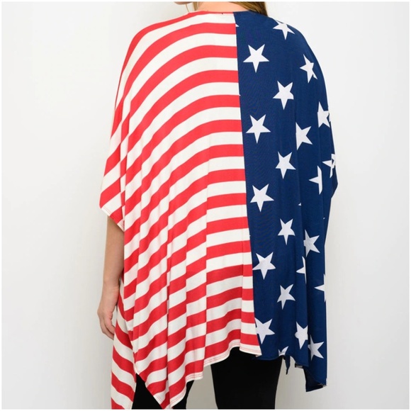 #167 American Flag Cardigan - Picture 4 of 4